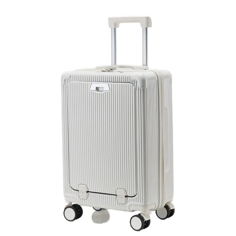Unisex Robuster, leichter, erweiterbarer Hartschalen-Spinner-Koffer Skanto