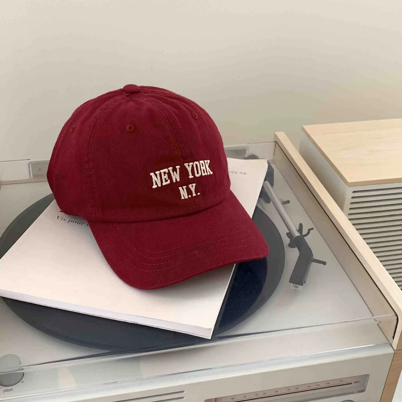 Unisex Bestickte New York Statement Baseballkappe Skanto