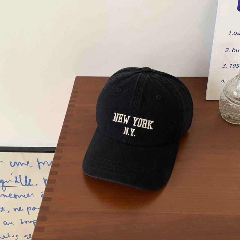 Unisex Bestickte New York Statement Baseballkappe Skanto