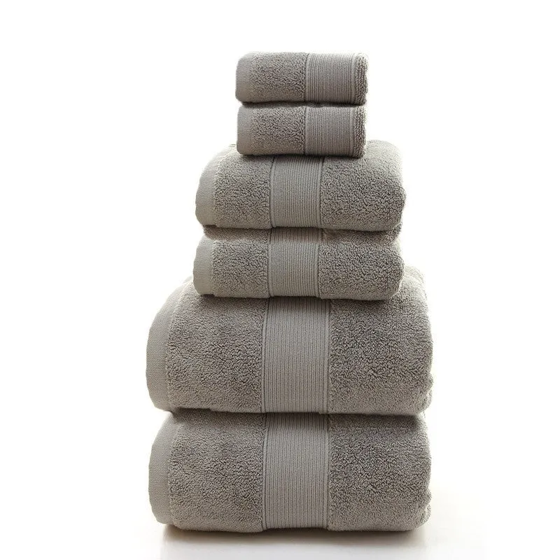 Frottierhandtuch-Set mit luxuriösem Textildesign Skanto