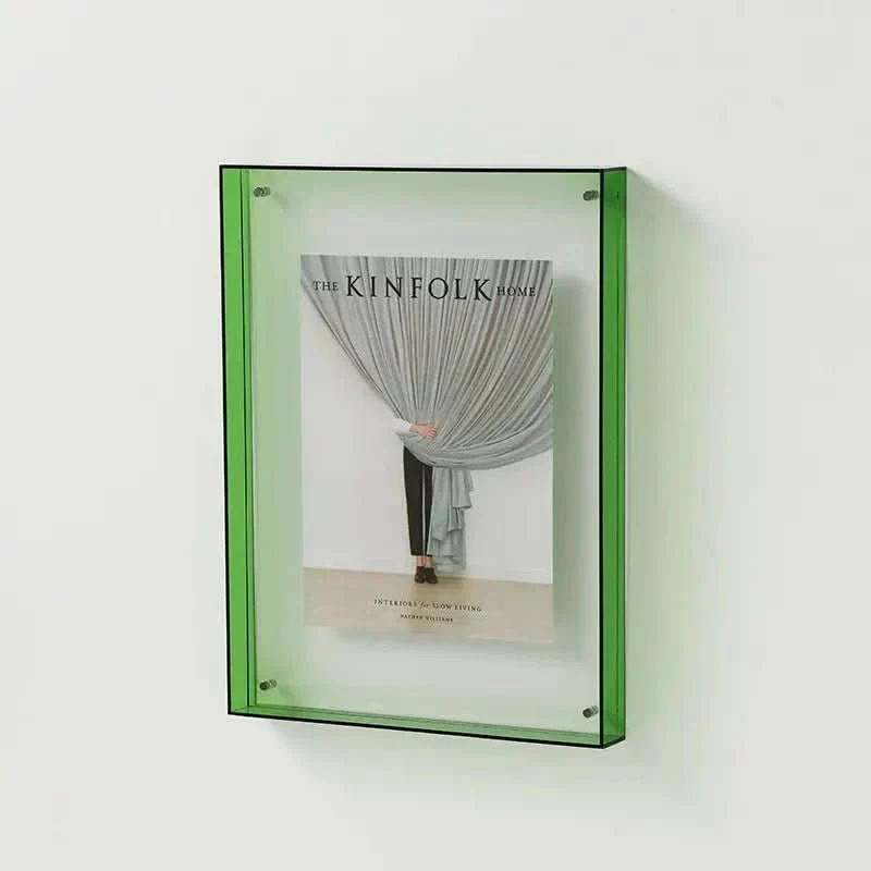 Skanto | Bunter transparenter Acryl-Fotorahmen für lebendige Erinnerungen