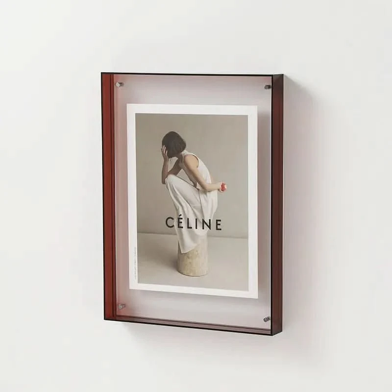 Skanto | Bunter transparenter Acryl-Fotorahmen für lebendige Erinnerungen