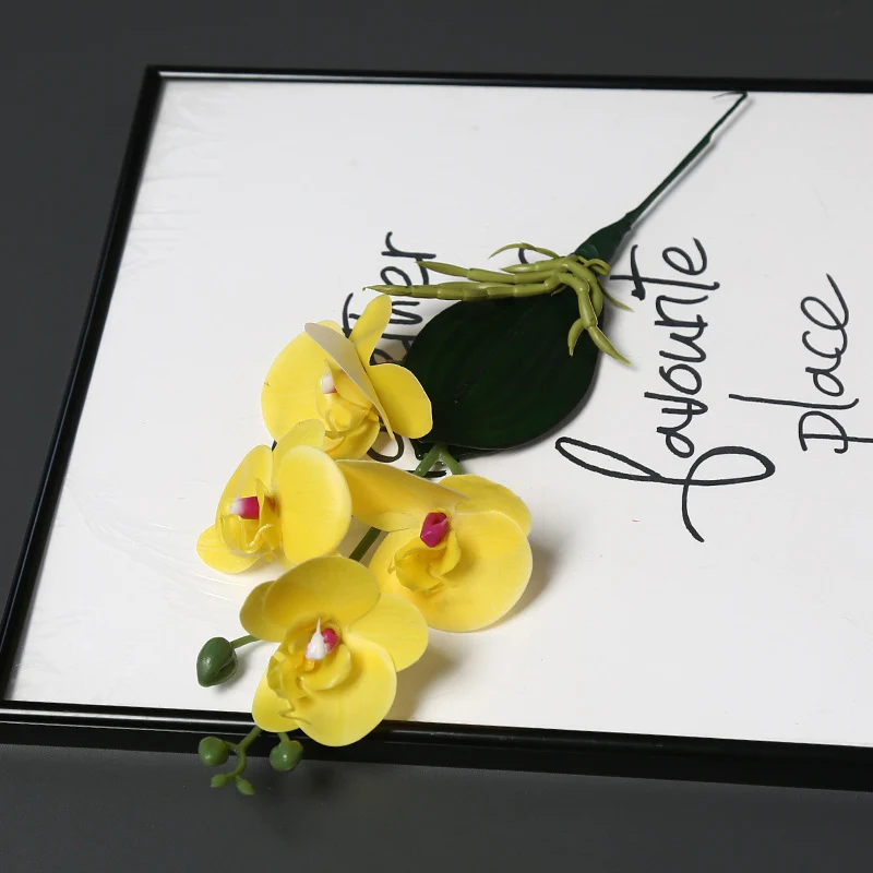 Dekorative Orchideenstängel für die Heimdekoration