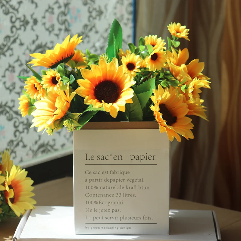 Lebensechte Sonnenblume Blumenstrauß