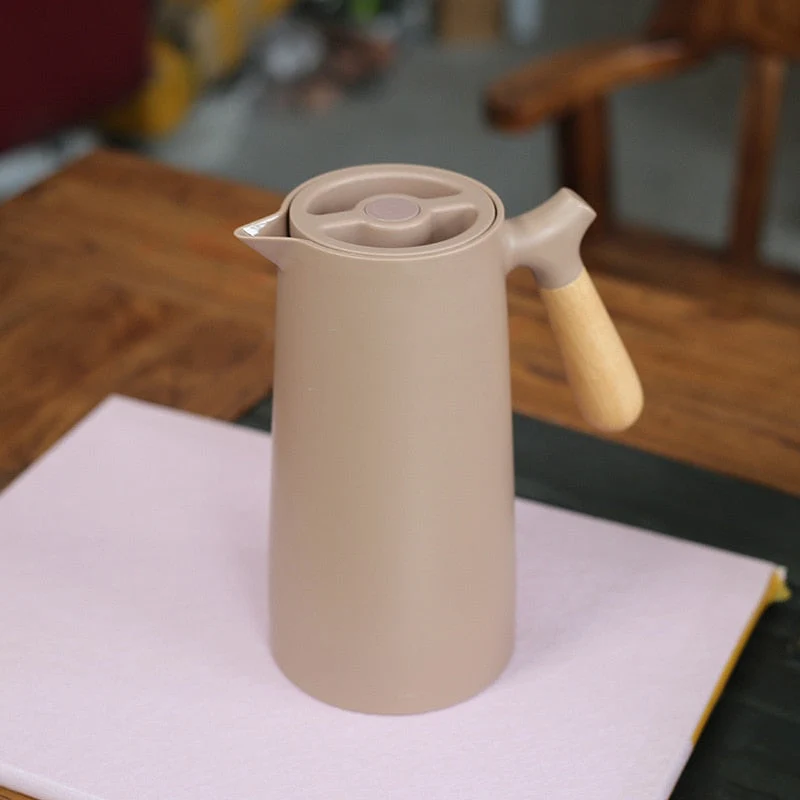 Elegante, minimalistische, matte Teekannen-Thermoskanne | Skanto