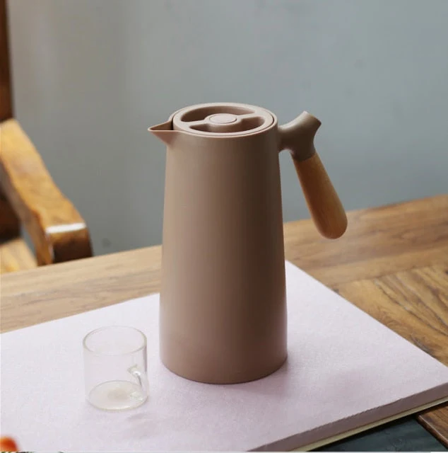 Elegante, minimalistische, matte Teekannen-Thermoskanne | Skanto