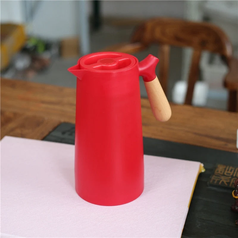 Elegante, minimalistische, matte Teekannen-Thermoskanne | Skanto
