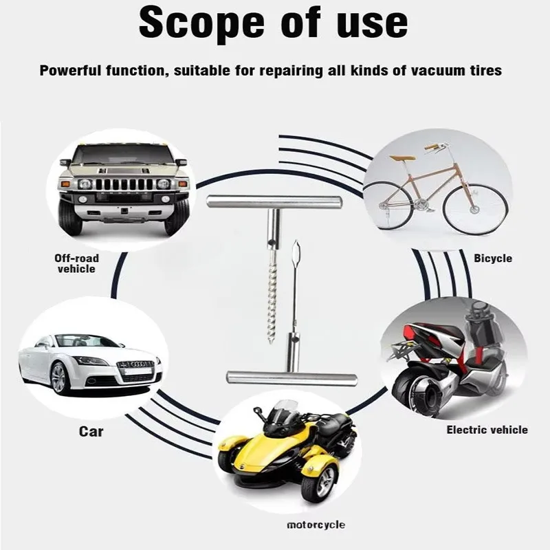 Reifenreparatur-Kit Auto Motorrad | Skanto