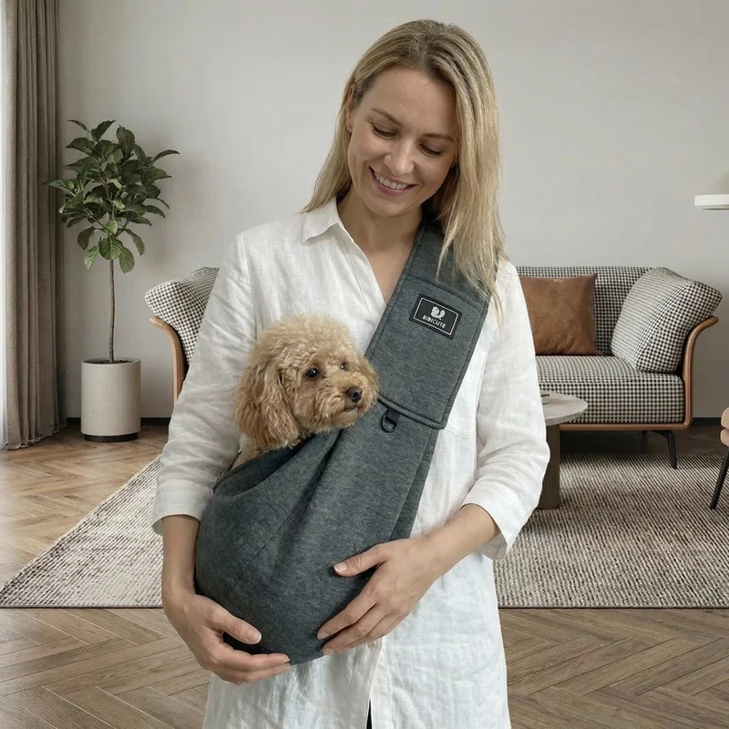 Tragbare Hunde-Schultertragetasche – Atmungsaktiv, wasserabweisend & sicher Skanto