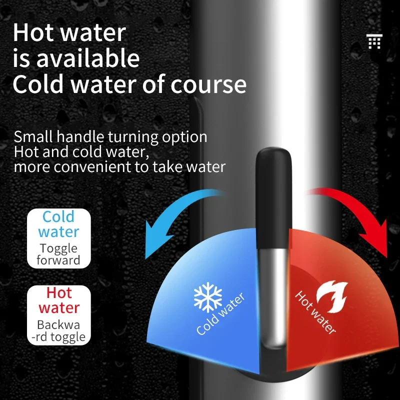 Skanto | Elektrischer Küchenwasserhahn mit Warmwasserbereiter 3000W Edelstahl