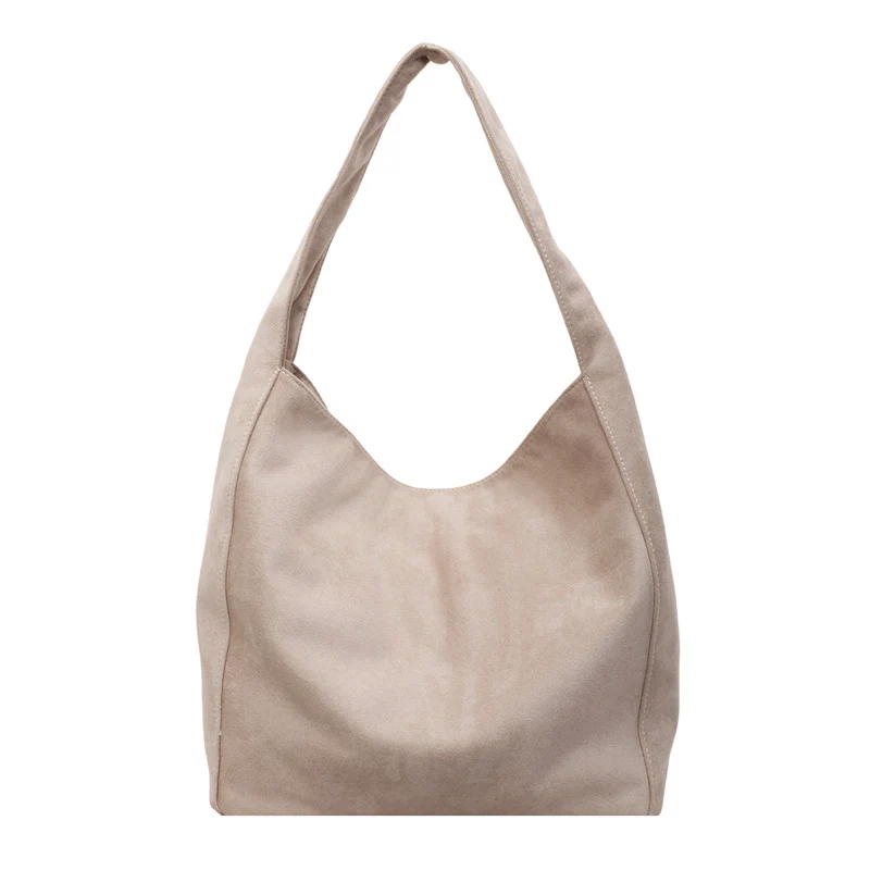 Weiches Wildleder Hobo Tote Bag
