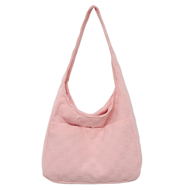 Stylische karos-muster hobo-tasche