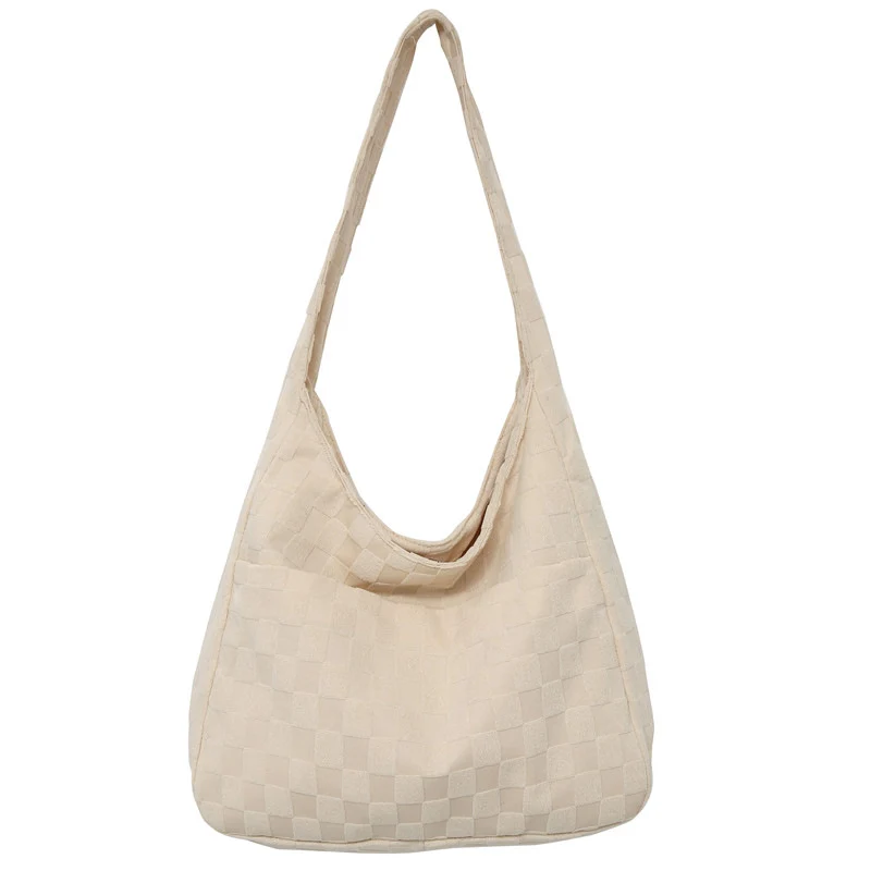 Stylische karos-muster hobo-tasche