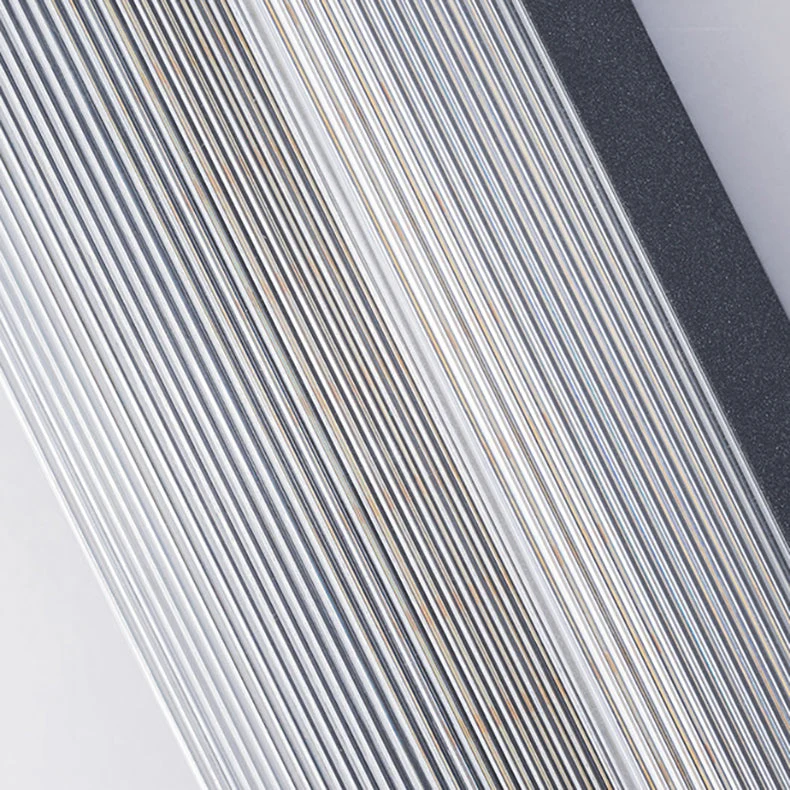 Modern minimalist wasserdichte rechteckige Edelstahl-Acryl-LED-Wandleuchte für den Außenbereich Patio | Brehn