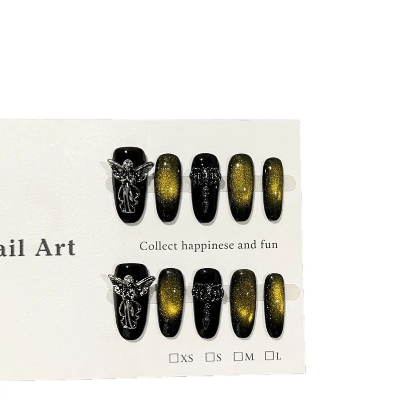 Gothic Fantasy Press-On Nail Art Set