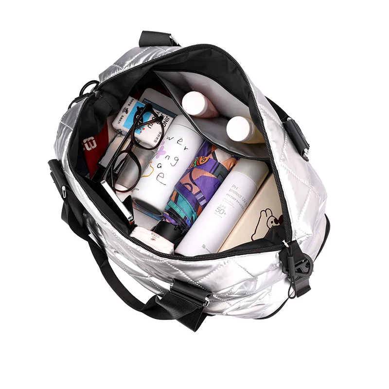Stilvolle gesteppt Sport-Duffel-Tasche Brehn