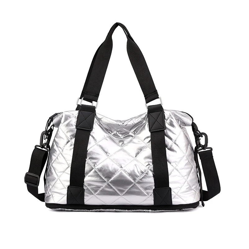 Stilvolle gesteppt Sport-Duffel-Tasche Brehn