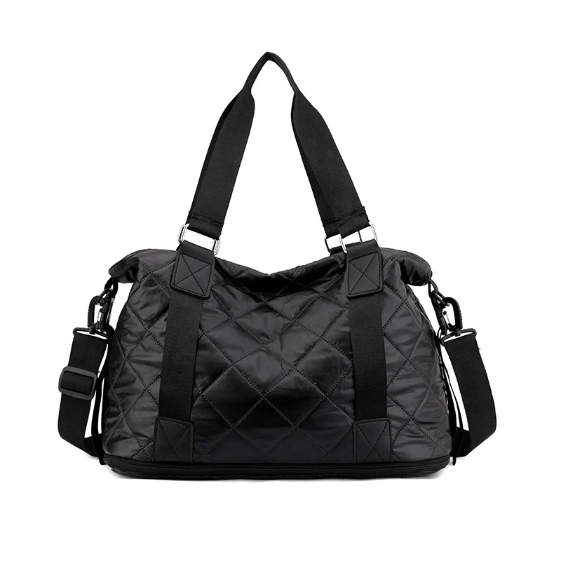 Stilvolle gesteppt Sport-Duffel-Tasche Brehn