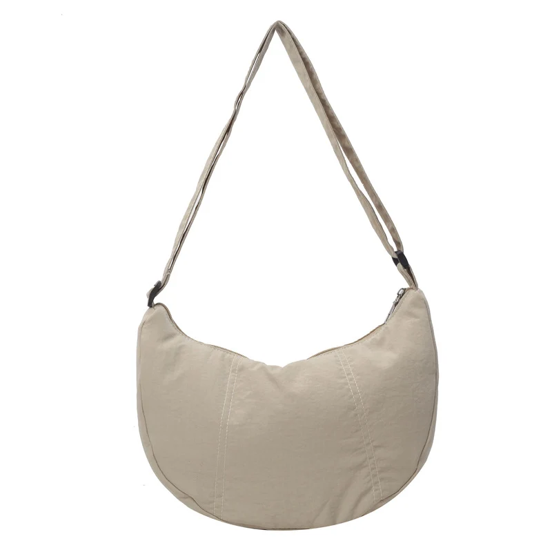 Weiches Stoff Hobo Schultertasche