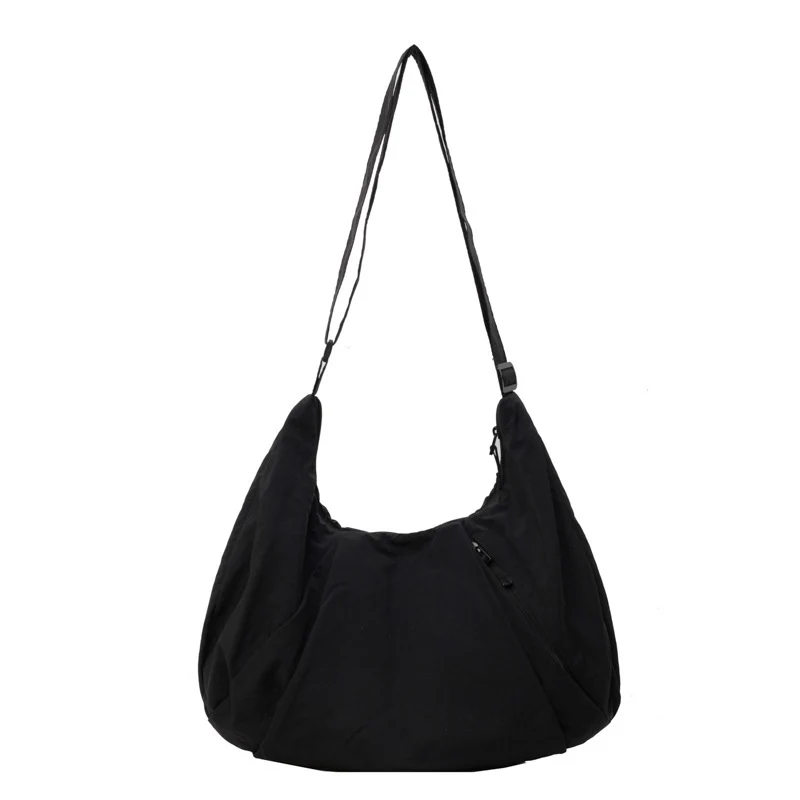 Weiche Stoff Freizeit Schultertasche