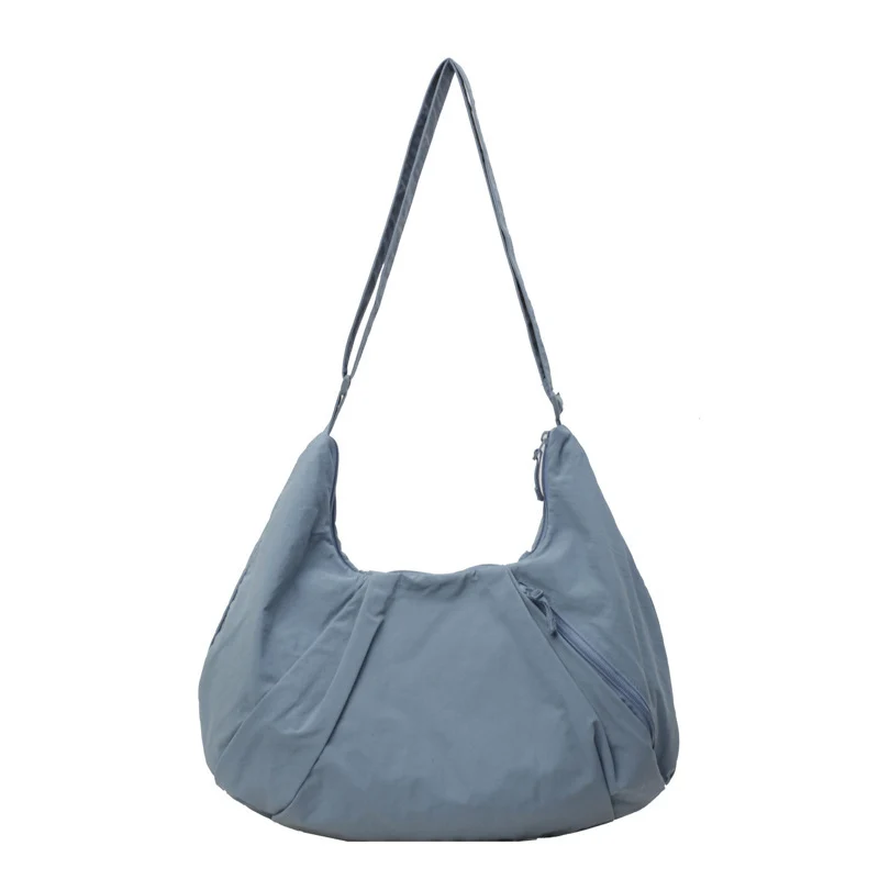 Weiche Stoff Freizeit Schultertasche