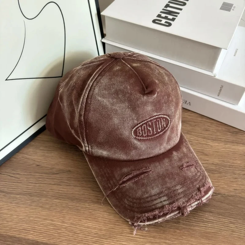 Herren Baseball Cap im Distressed Denim-Look Skanto