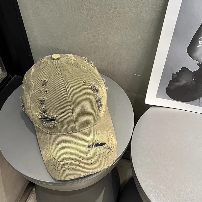 Herren Distressed Denim Cap Skanto 1784188541