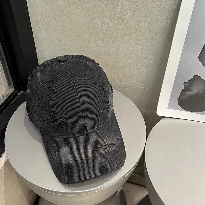 Herren Distressed Denim Cap Skanto 1784188541