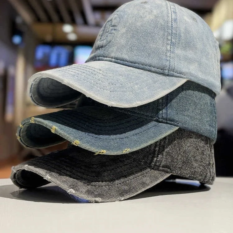 Baseballkappe aus Denim im Used-Look für Herren Skanto 1784188308