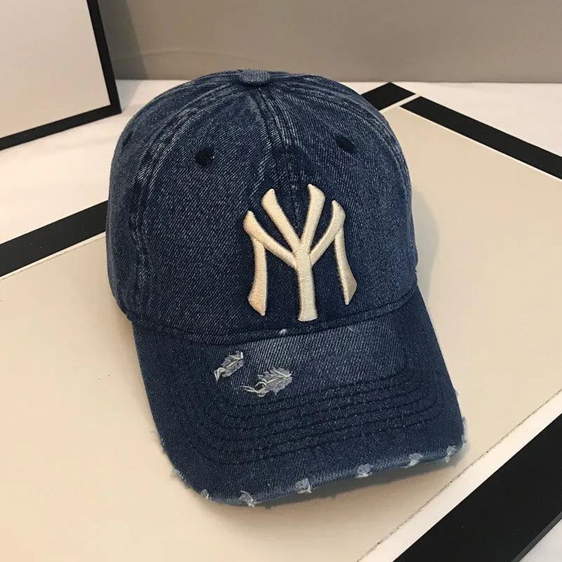 Baseballkappe aus Denim im Used-Look für Herren Skanto 1784188165