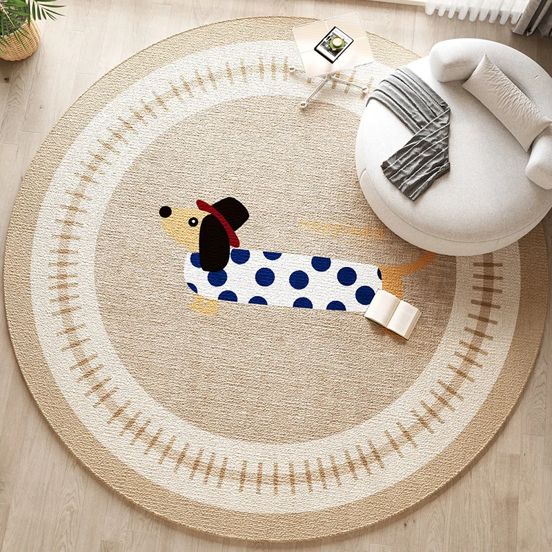 Dekorativer hundethemed Bereichsteppich für die Wohnkultur