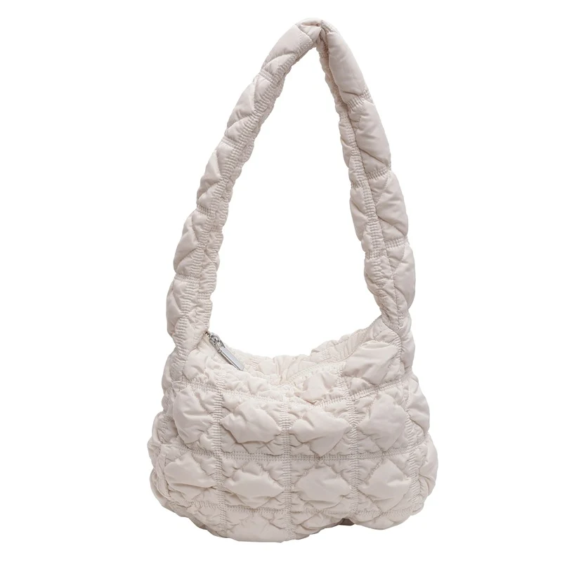 Gepolsterte Schlappen-Handtasche
