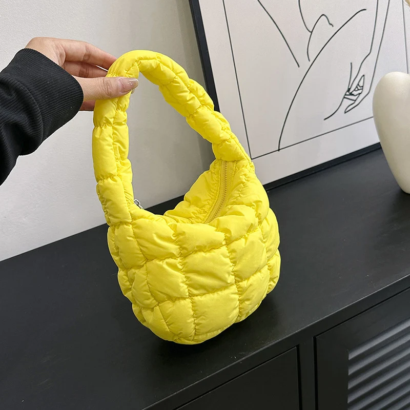Gepolsterte Puffer-Handtasche