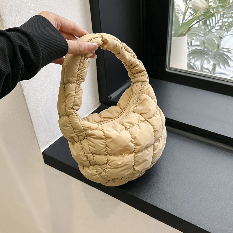 Gepolsterte Puffer-Handtasche
