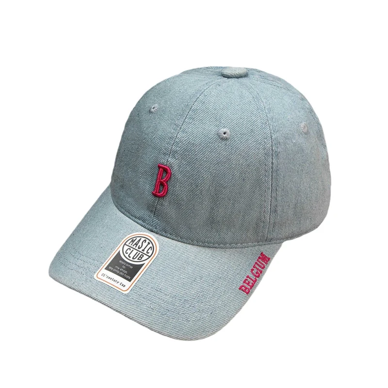 Bestickte Baseballkappe aus Denim für Herren Skanto