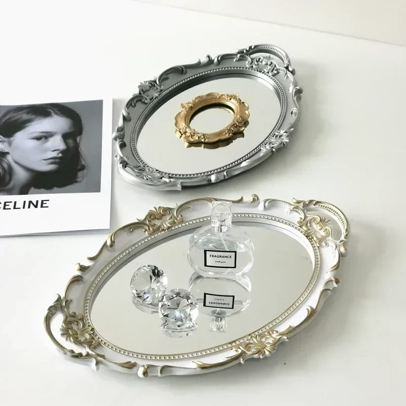 Spiegel-Tablett im Vintage-Stil | Skanto