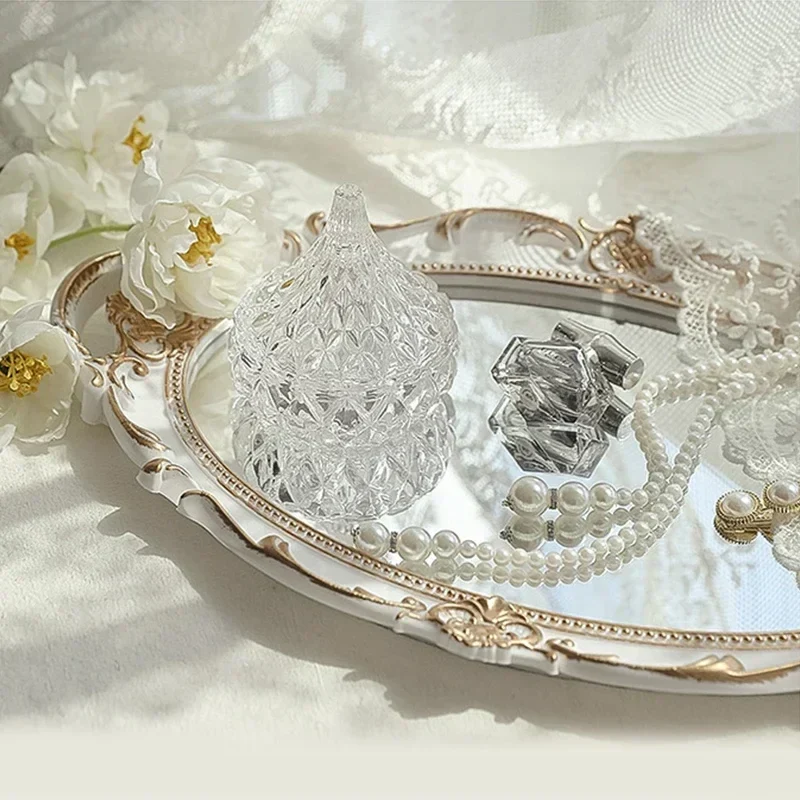 Spiegel-Tablett im Vintage-Stil | Skanto