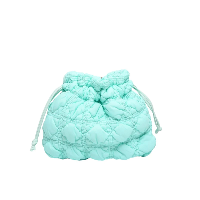 Gepolsterte Kordelzug-Handtasche