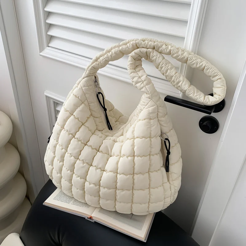 Gepolsterte Lässige Hobo-Tasche
