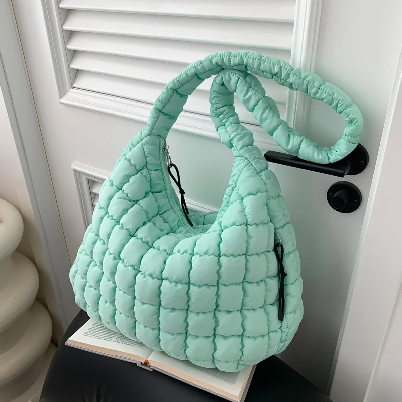 Gepolsterte Lässige Hobo-Tasche