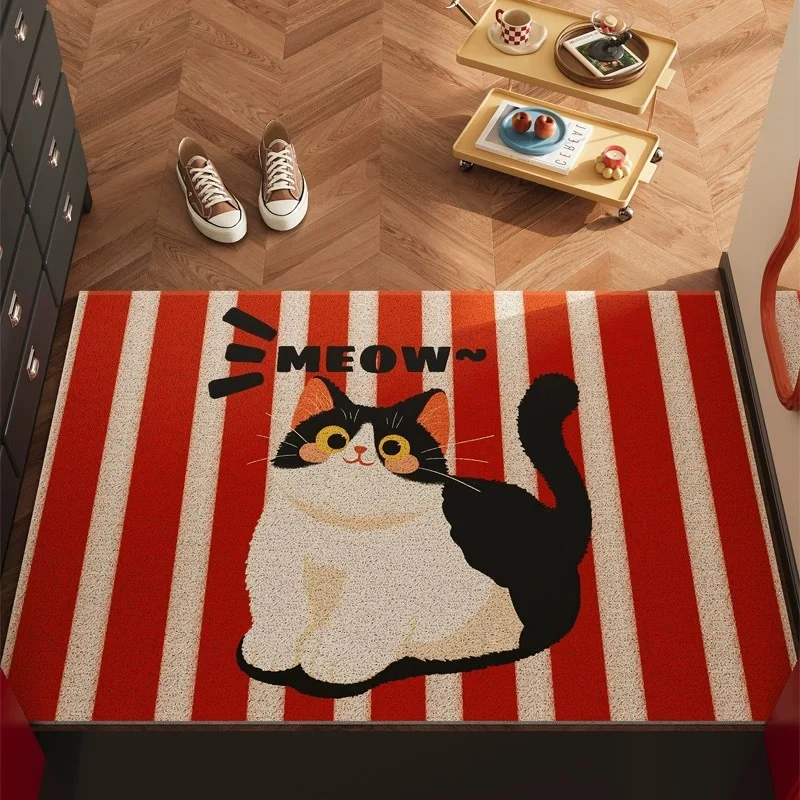 Katzen-Themen Dekorativer Bereichsteppich für die Wohnkultur