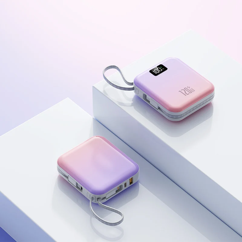 Tragbare Powerbank mit Digitalanzeige und hoher Kapazität Skanto