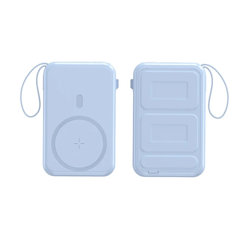 Tragbare kabellose Powerbank mit integriertem Ladepad Skanto