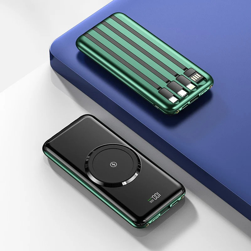 Tragbare Powerbank mit Schnellladefunktion und LED-Anzeige Skanto