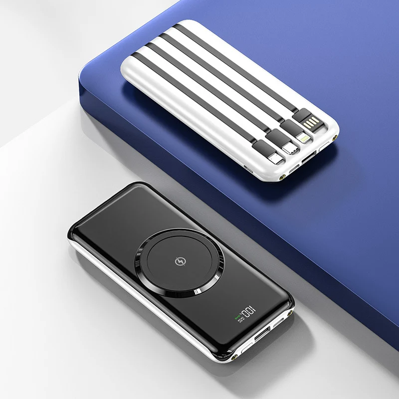 Tragbare Powerbank mit Schnellladefunktion und LED-Anzeige Skanto