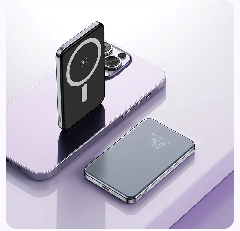 Tragbare Powerbank mit Magnetfunktion Skanto