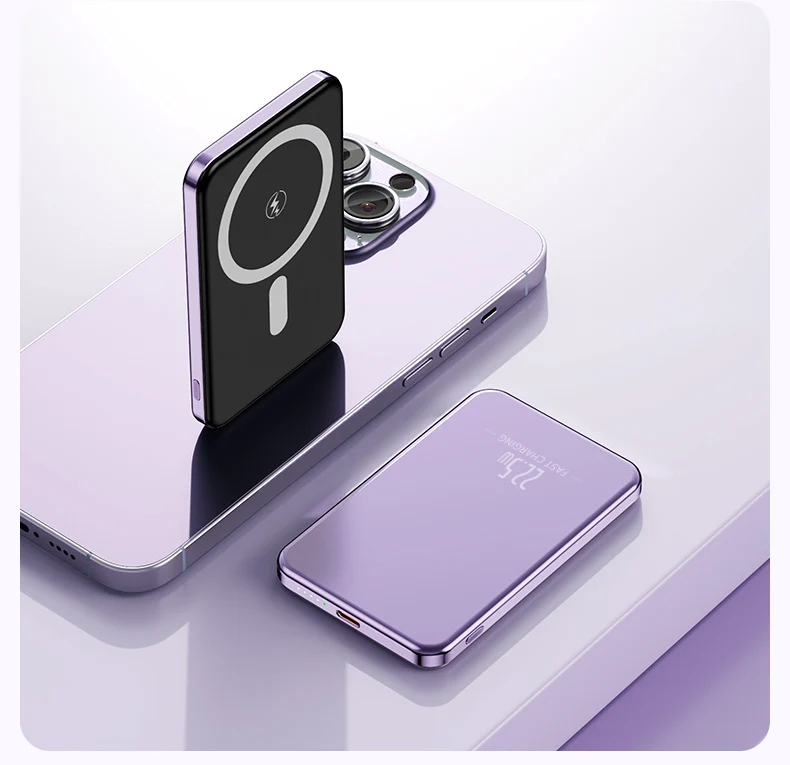 Tragbare Powerbank mit Magnetfunktion Skanto