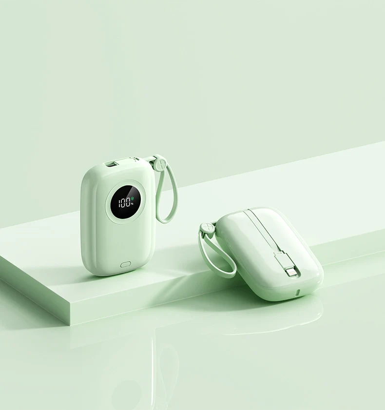 Tragbare Powerbank mit digitaler Energieanzeige Skanto