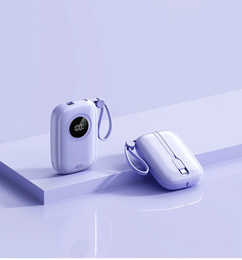 Tragbare Powerbank mit digitaler Energieanzeige Skanto