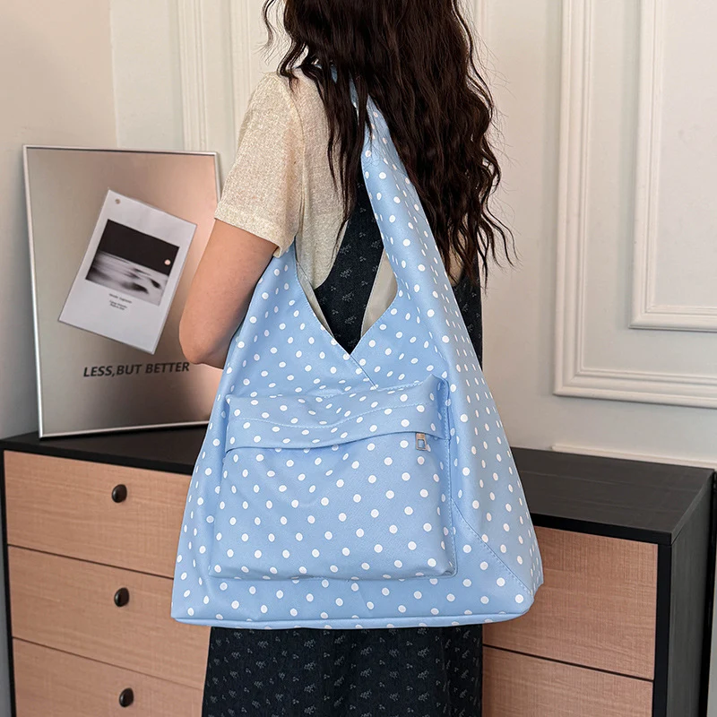 Polka Dot Hobo Tasche